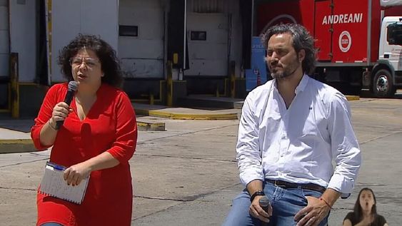 La ministra de Salud, Carla Vizzotti, y el ministro de Relaciones Exteriores, Santiago Cafiero, anunciaron la donación de vacunas contra el Covid-19