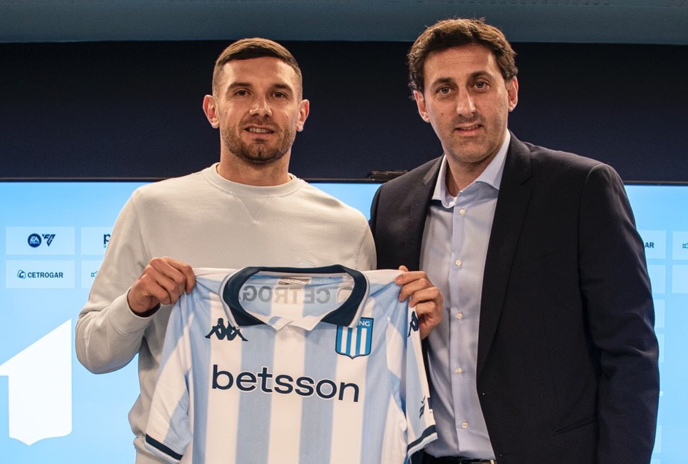 Racing Club se aseguró a su delantero hasta el 2028