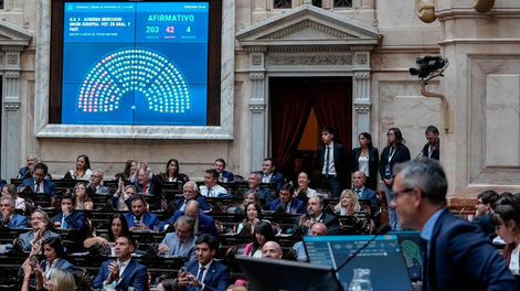 El oficialismo consiguió ratificar en Diputados el tratado Mercosur-Unión Europea.