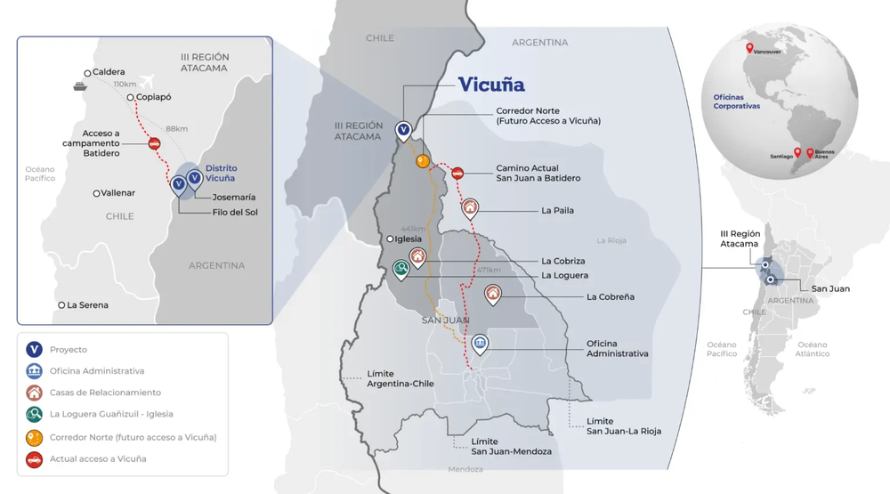 Batalla judicial y minería: San Juan garantiza la operatividad de Vicuña ante a los frenos de La Rioja