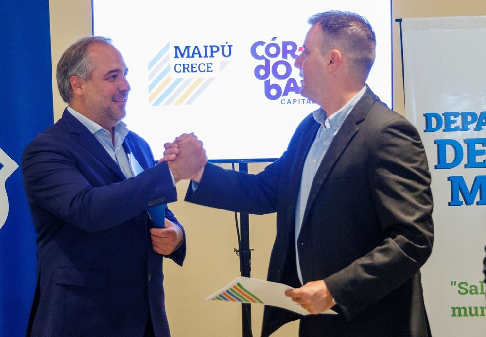 La Municipalidad de Maipú y la Ciudad de Córdoba firmaron un convenio de cooperación mutua