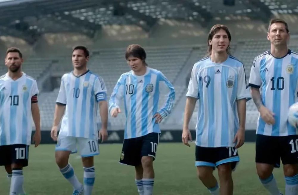 Lionel Messi en el comercial de Adidas