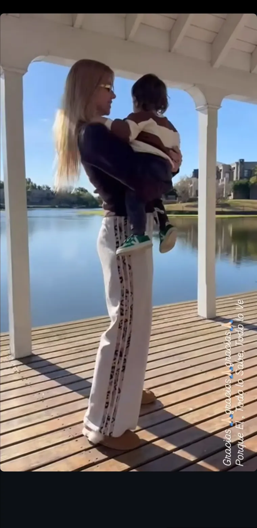 Nicole Neumann posteó una foto con un mensaje que pudo haber considerado una provocación a Cubero.
