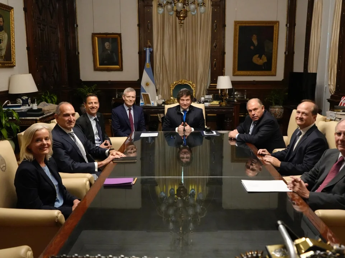 El Presidente Javier Milei recibió en Casa Rosada al CEO de Glencore, Gary Nagle.