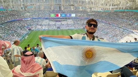 Gianfranco Hválica invirtió todos sus ahorros en el Mundial de Qatar.