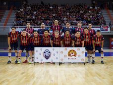 Futsal. Elenco de Andes Talleres campeón del torneo de Apertura de la División Premium se quedó con el título anual