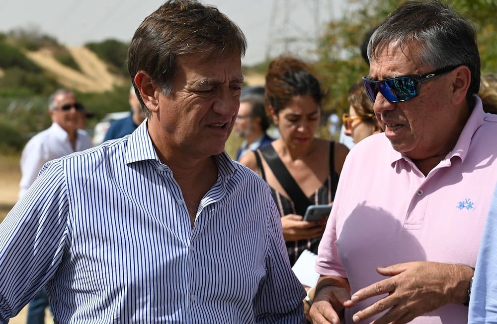 El gobernador Rodolfo Suárez junto al superintendente del Departamento General de Irrigación, Sergio Marinelli estuvieron en Israel. De esa experiencia y gestiones, se avanza en un plan hídrico.