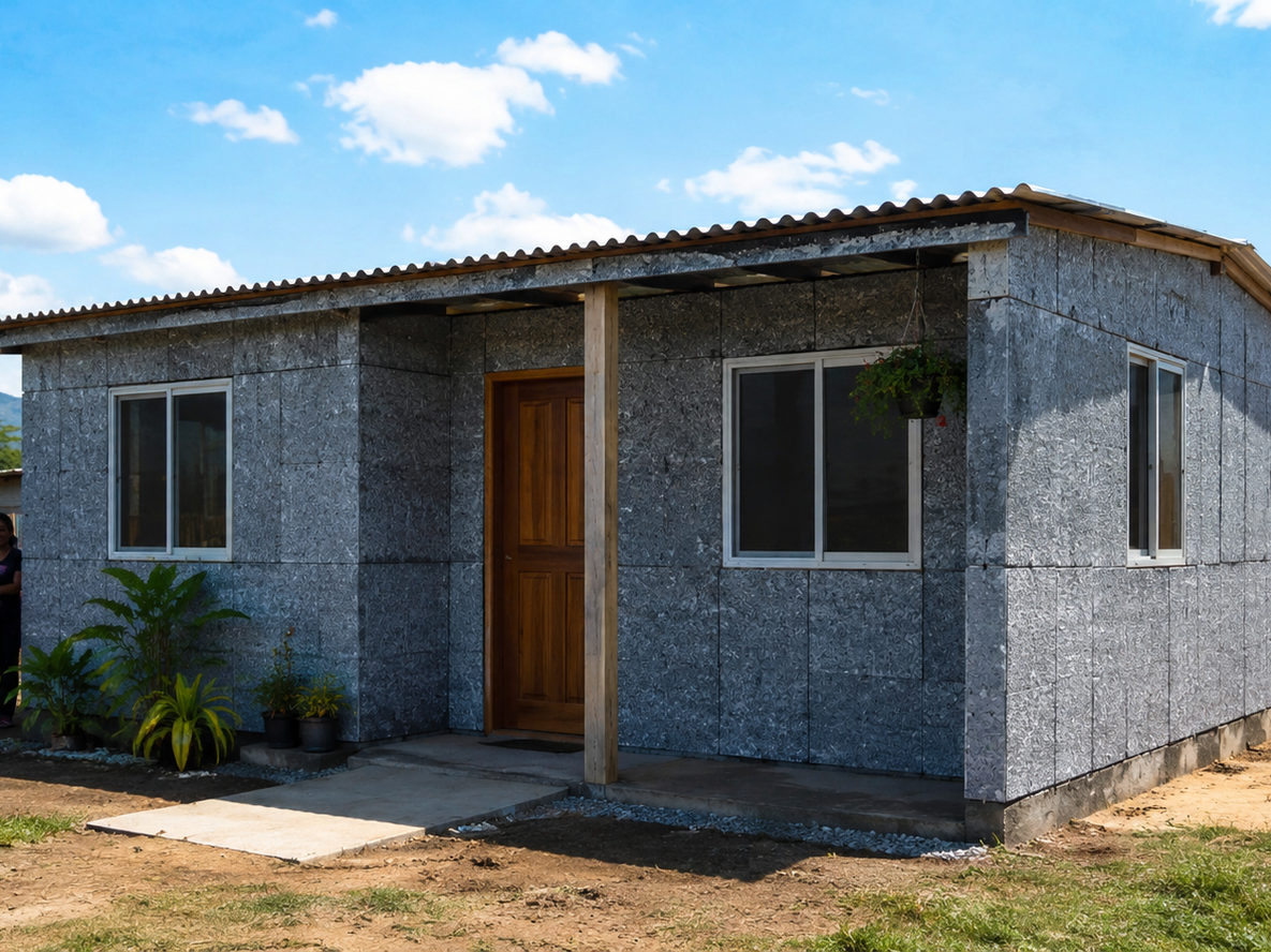 Casas hechas con plástico reciclado: se construyen en solo 5 días y su precio es inferior a 7.000 dólares