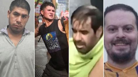 La ministra, Alejandra Monteoliva, compartió imágenes y datos de cuatro manifestantes que causaron disturbios en el Congreso.&nbsp;