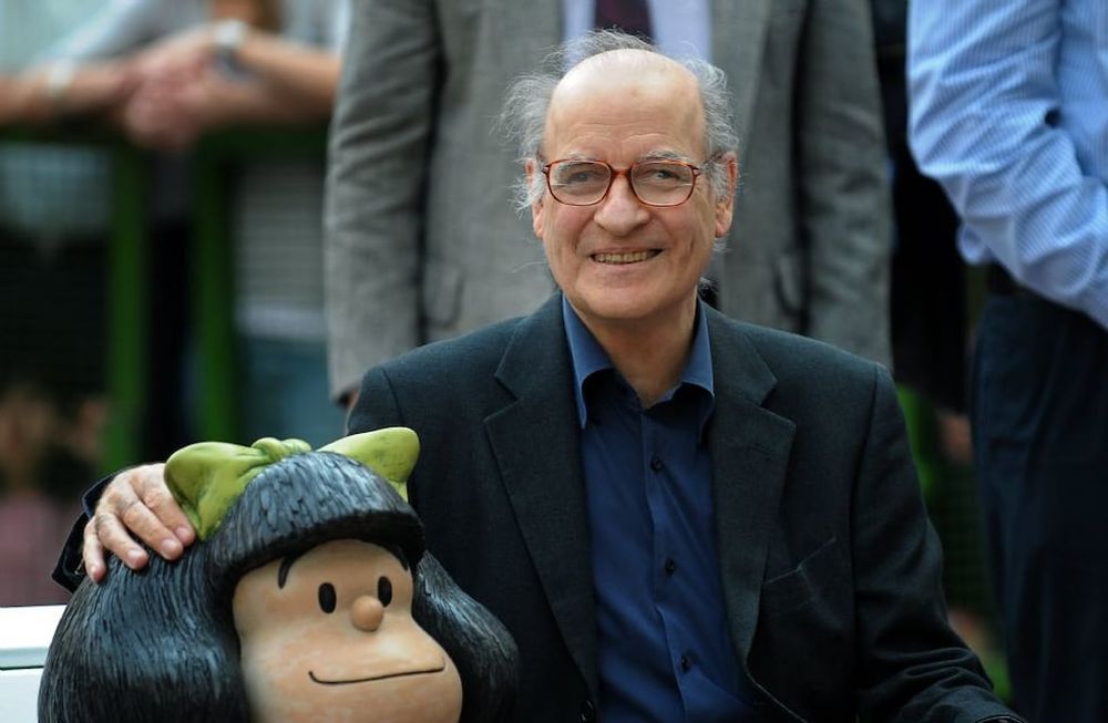 Quino y Mafalda, el creador de un personaje que sigue expandiéndose.
