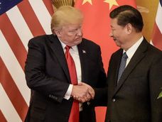Guerra comercial: Donald Trump y Xi Jinping (Foto archivo)