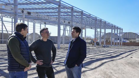 Sebastián Belinsky, Marcos Calvente y Marcelo De Blasis.