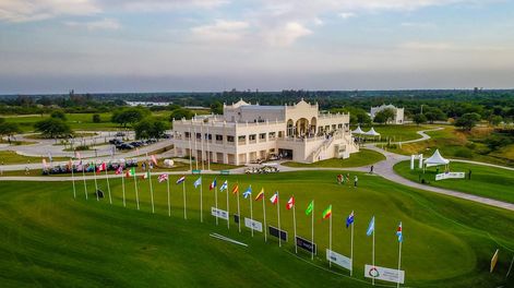 Termas de Rio Hondo Golf Club. Imagen aérea de la apertura del PGA TOUR Latinoamérica. / Diego S. Gómez Arce