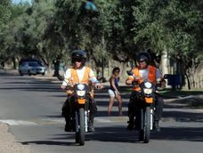 Maipú: detuvieron a un joven que circulaba en una moto con pedido de secuestro en el Parque Metropolitano