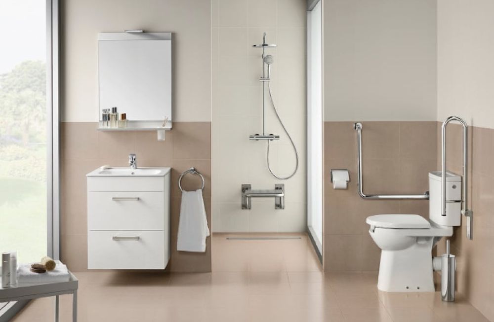 Cómo armar un baño adaptado para un adulto mayor