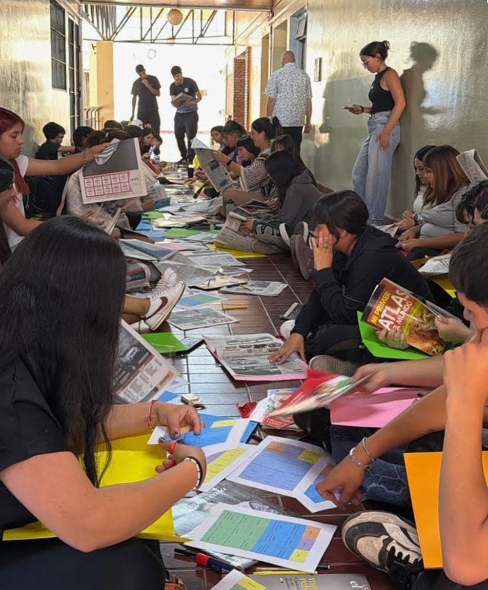 Los alumnos se sumaron a participar de las actividades prácticas propuestas.