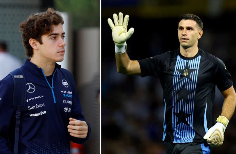 Franco Colapinto y Dibu Martínez, dueños del Olimpia de Oro.