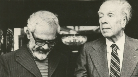 Antonio Di Benedetto y Jorge Luis Borges.