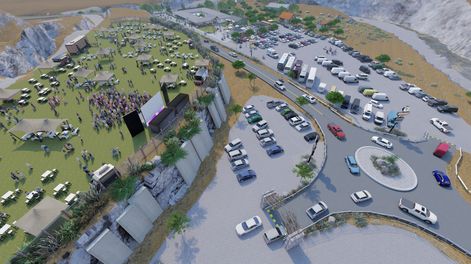 Tendrá una terraza para eventos con capacidad para 7.000 personas.