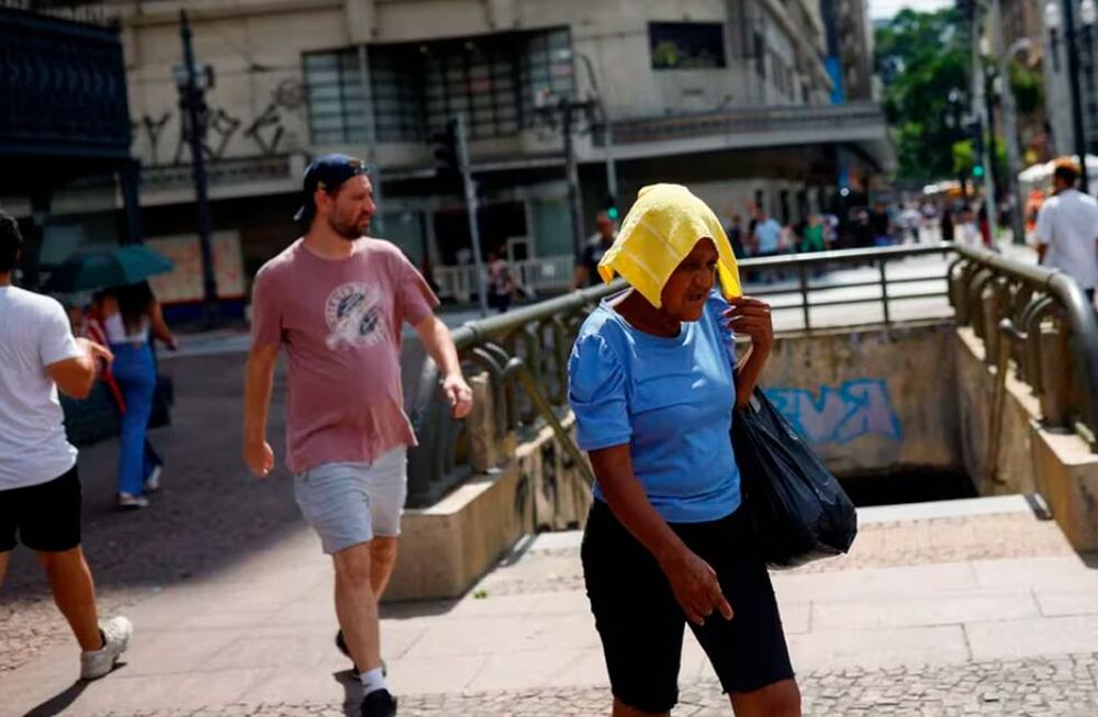 La sensación térmica en Río de Janeiro alcanzó los 62,3°C. Foto: Infobae