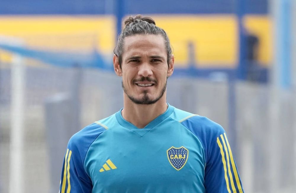 Edinson Cavani sumaría lagunos minutos ante Defensa y Justicia el próximo sábado. / Gentileza.
