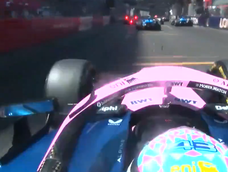 La maniobra de Franco Colapinto para evitar una colisión con Verstappen. La maniobra de Franco Colapinto para evitar una colisión con Verstappen.
