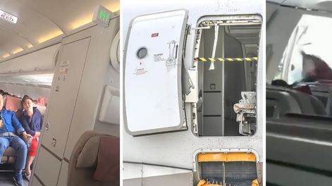 El Airbus A321 de Asiana Airlines estaba a punto de aterrizar en un aeropuerto de Corea del Sur cuando sucedió el hecho.