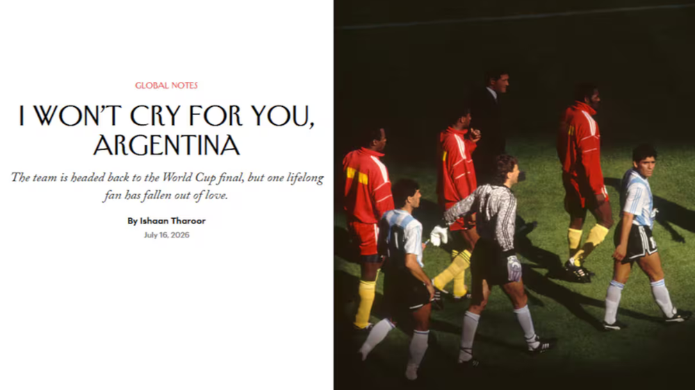Portada de la nota publicada en  The New Yorker