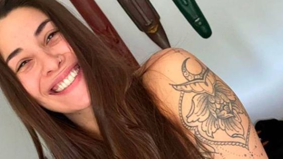 La influencer posó desde la playa de Tulúm.