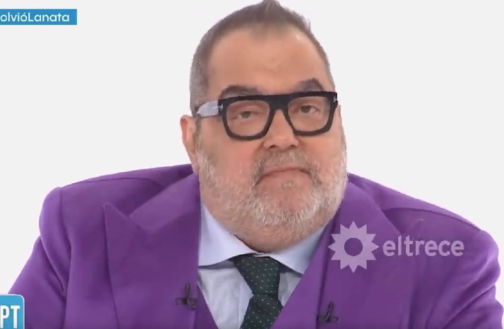 La emotiva vuelta de Jorge Lanata a la televisión tras pasar un mes internado (El Trece)