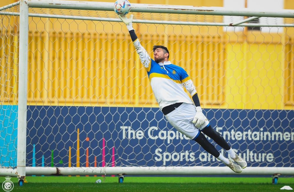 Agustín Rossi entrenó por primera vez el plantel de Al Nassr / Twitter Al Nassr.