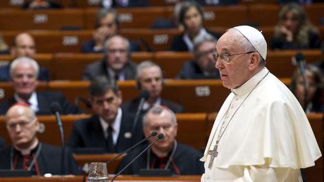 El Papa pronuncia sombrío mensaje de trastorno europeo