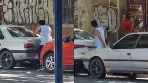 Arrestaron a un hombre que se peleó con un trapito, golpeó autos y se robó 84 tarjetas de estacionamiento.