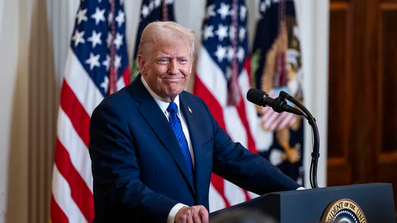 El presidente de Estados Unidos, Donald Trump. EFE/Jim Lo Scalzo/Pool