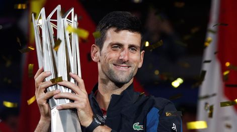 Djokovic ganó el Masters 1000 de Shanghai y se acerca al N°1 del mundo