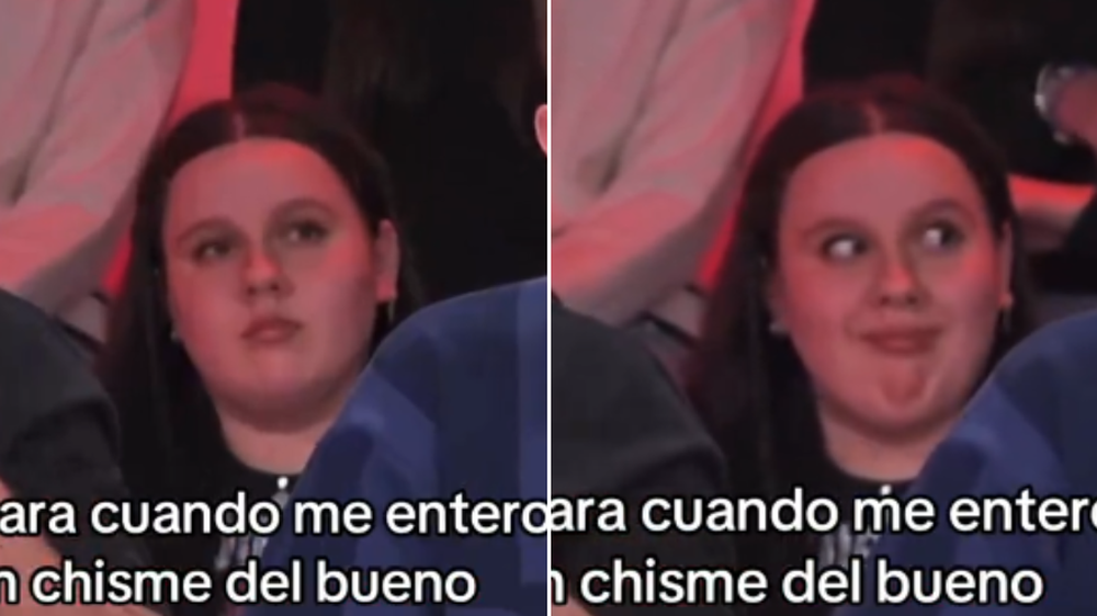 Viral: fue a LAM como espectadora, escuchó un chisme y no pudo disimular su reacción