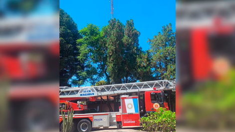 El predio de EPEC donde ocurrió la tragedia se encuentra en barrio Jardín.