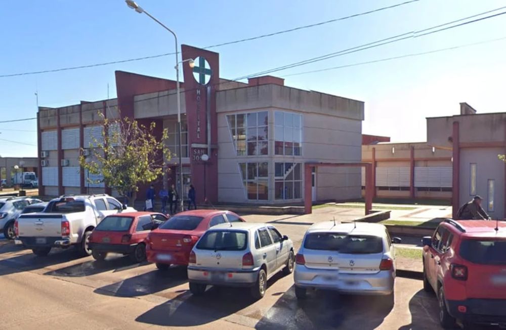Corrientes. El subteniente murió luego de ser trasladado al hospital San José de Paso de los Libres. (Google Street View)