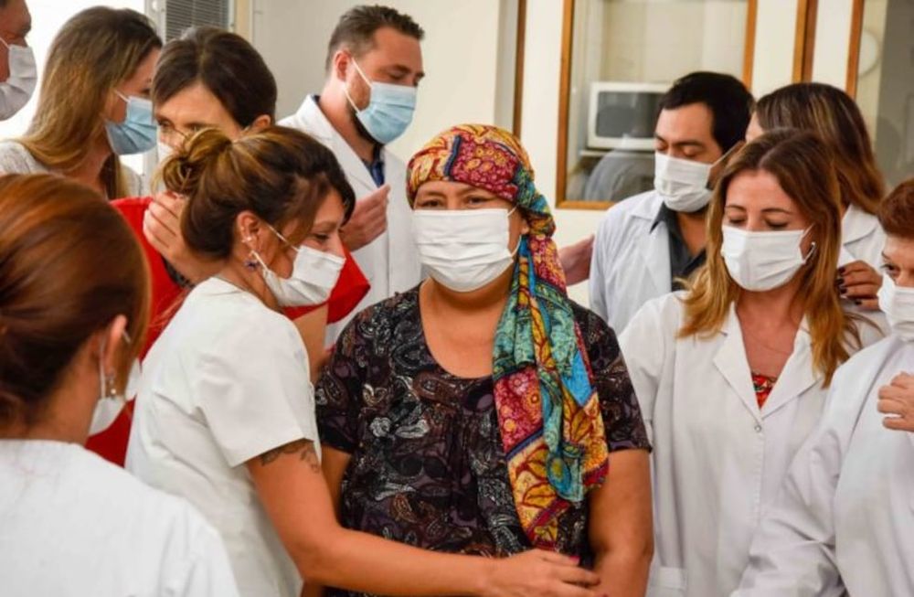 Quién es Carmen, la primera trasplantada de médula ósea en Mendoza y quien ya fue dada de alta. Foto: Gobierno de Mendoza