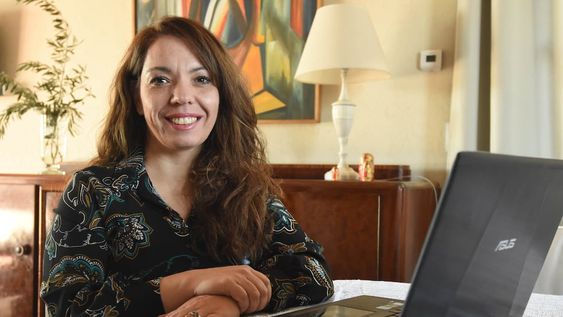 La doctora en Ingeniería, María Gabriela Lenzano, coordina el proyecto relacionado a la elaboración de mapas inteligentes. Foto: Mariana Villa / Los Andes