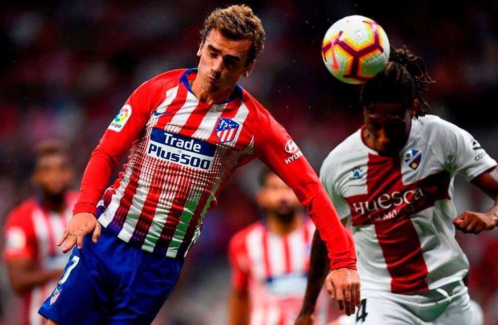 El Atlético Madrid le ganó al Huesca y se acercó a los líderes