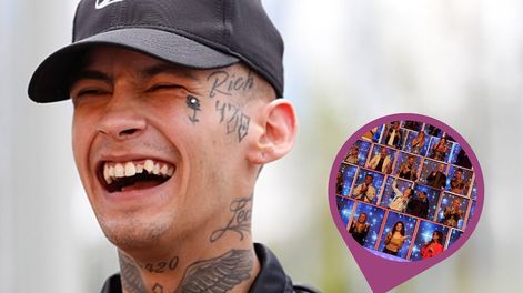 L-gante en el jurado de Tinelli