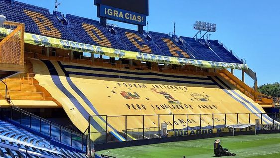 Así luce el estadio de Boca de cara el duelo crucial con Racing Club por la Copa. / Gentileza.