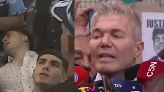 Esto es todo una mentira, saquen a todos los periodistas, la p… que los parió. Tres años torturándolo, gritó la madre de Thomsen al ver a su hijo descompensado. Foto: Captura video