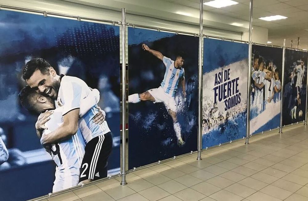 Así luce el búnker de la Selección argentina en Rusia