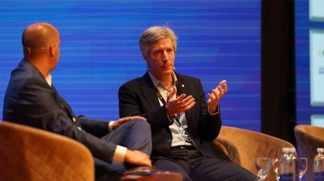 Santiago Bausili participó en la apertura del Argentina Fintech Forum / Gentileza Clarín