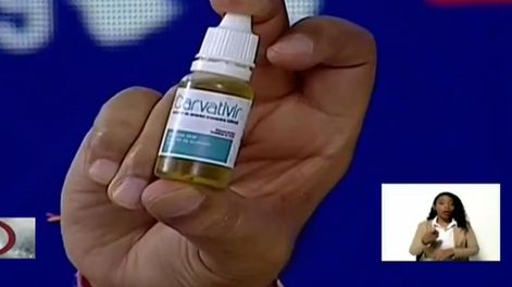 Carvativir, las gotas milagrosas contra el coronavirus que presentó Nicolás Maduro. Foto: gentileza diario ABC