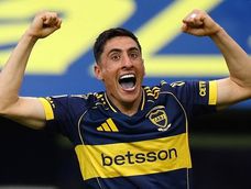 El jugador Miguel Merentiel de Boca júniors