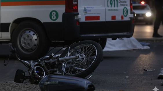 Santa Rosa: un motociclista falleció tras chocar contra un colectivo&nbsp;