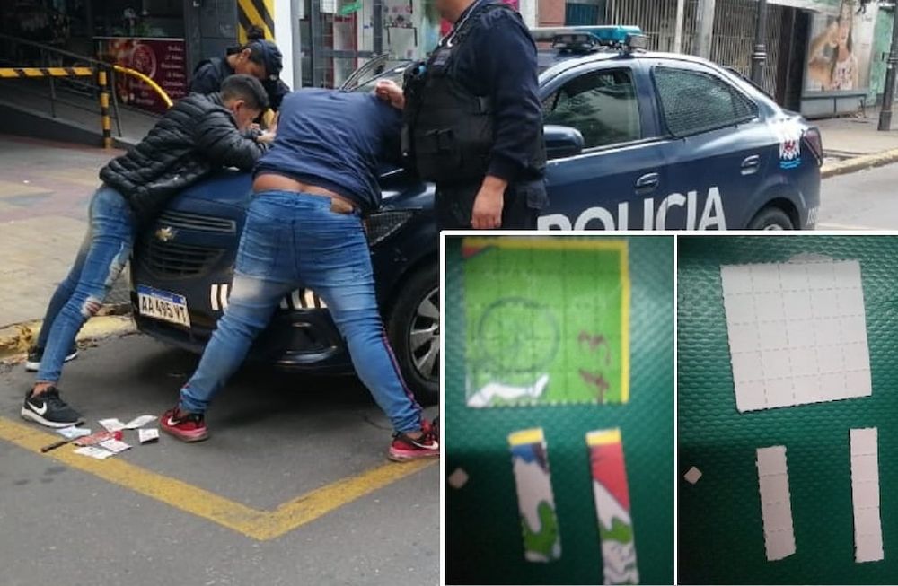 Cayeron dos jóvenes con más de 30 dosis de LSD en Guaymallén